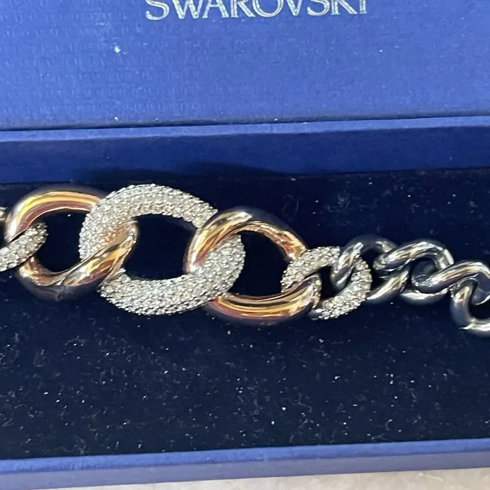 Swarovski chunky metal